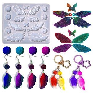 Butterfly & Angel Wing Silicone Earring Mold